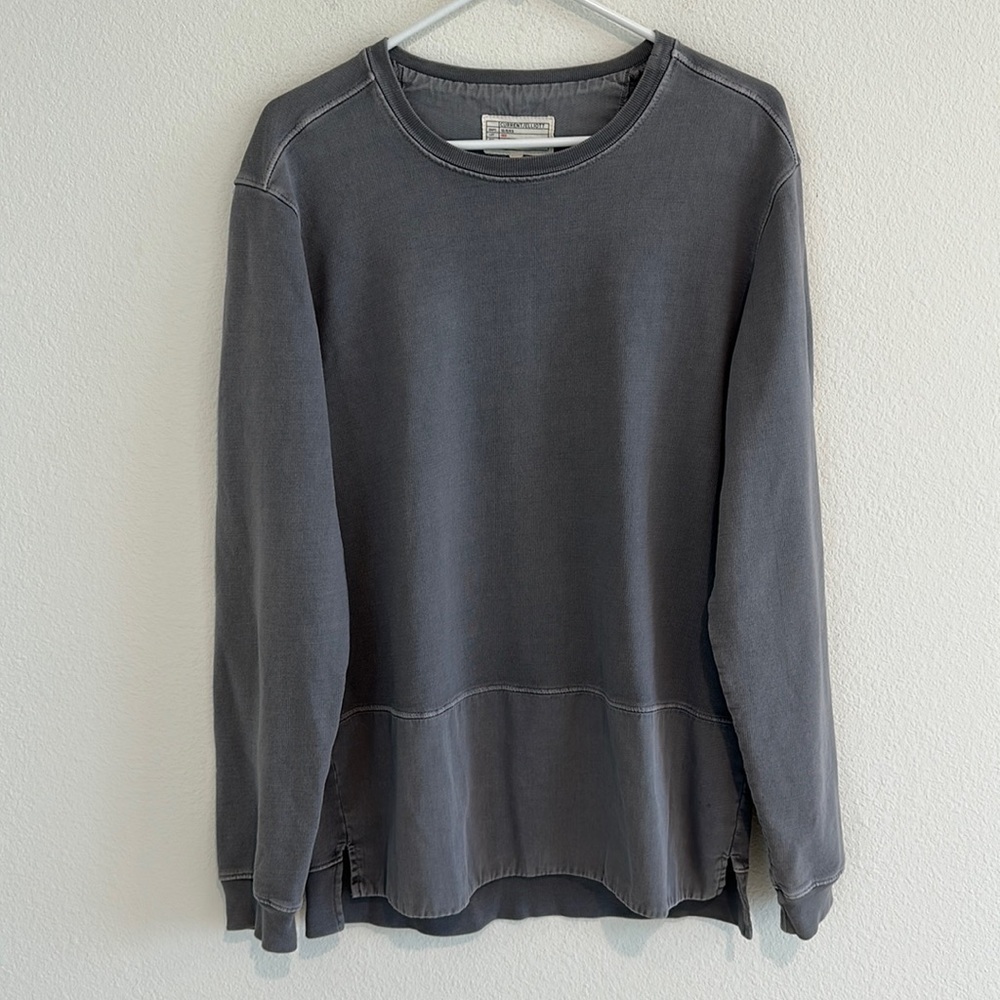 Current Elliott Cotton Repaired Crewneck